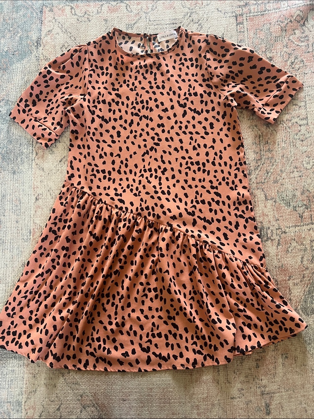 Women leopard print dress